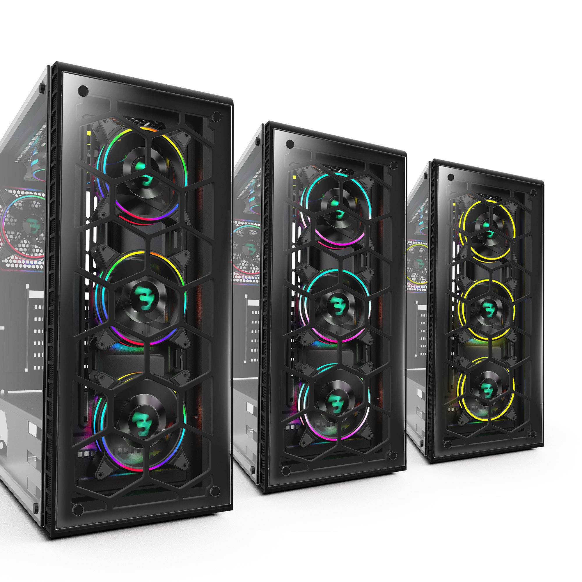 Amazon.com: MUSETEX 903-S4 ATX Mid Tower Gaming Computer Case